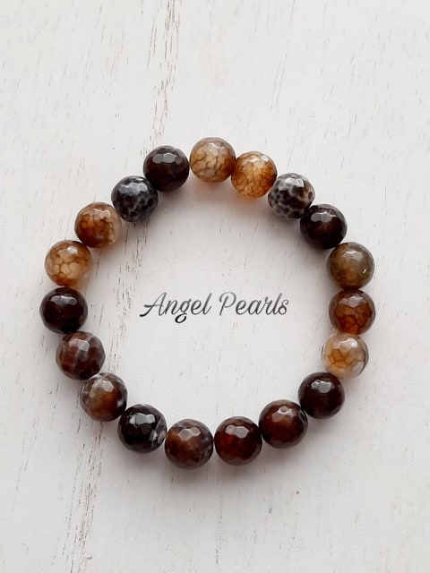 Dragon vein agate bracelet sales