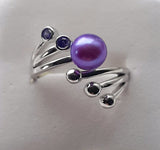 Purple Rayne Ring