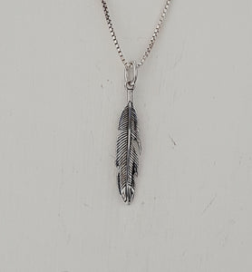 SS Feather Pendant
