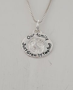 SS Our Family Pendant