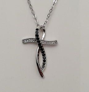 SS Infinity Cross Necklace