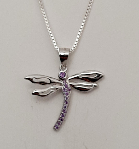 SS Dragonfly Pendant