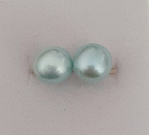 SS Baby Blue Pearl Earrings