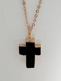 Druzy Cross Necklace