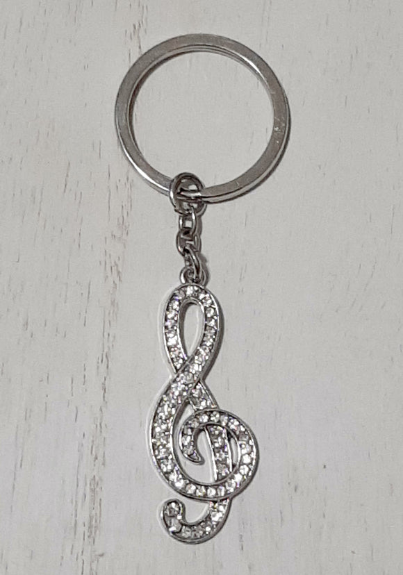 Musical Note Keychain