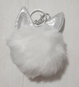 Fluffy Cat Keychain