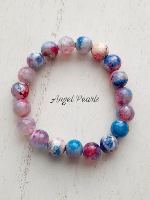 Dragon vein agate bracelet on sale